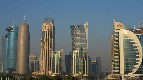 Qatar skyline