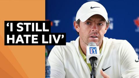 'I still hate LIV' - Rory McIlroy