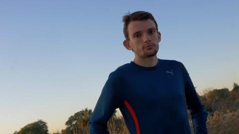 British marathon runner Dewi Griffiths reveals the effects of a mystery illness