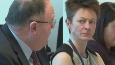 Amy McDonald at a Scottish Police Authority meeting