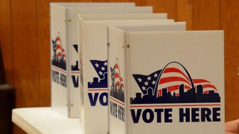 Polling booths in Missouri