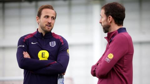 Harry Kane and Gareth Southgate