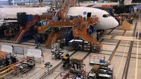 Boeing factory floor