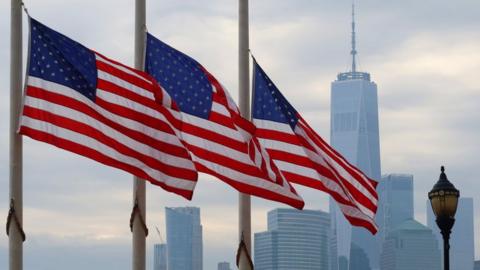 US flags