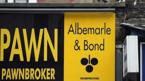 Albermarle and Bond pawnbroker branch