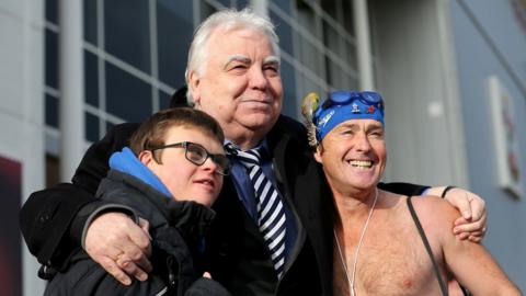 Speedo Mick with Bill Kenwright