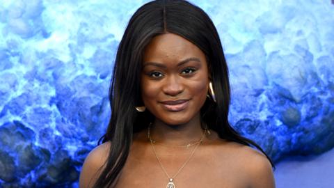 Bolu Babalola attends the UK premiere of "NOPE" at the Odeon Luxe Leicester Square on July 28, 2022 in London, England