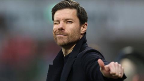 Bayer Leverkusen manager Xabi Alonso