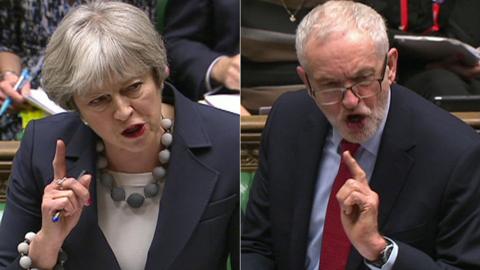 Theresa May and Jeremy Corbyn