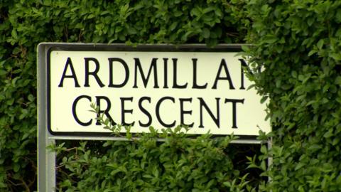 The object was discovered in Ardmillan Crescent in Newtownards at about 23:00 BST on Friday.