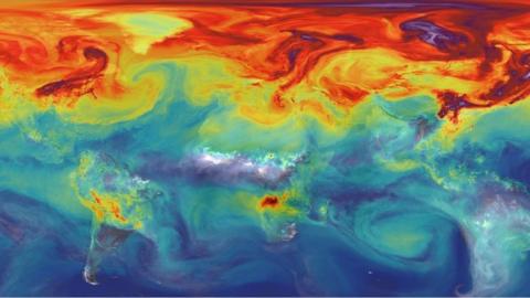CO2 map