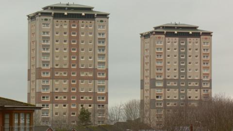 Motherwell tower blocks