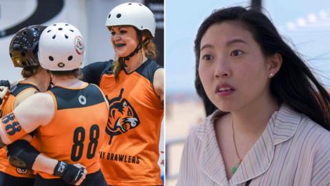 Hell on Wheels and Awkwafina is Nora from Queens