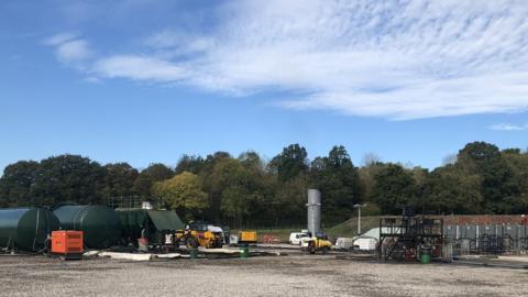 Horse Hill well as it looks today