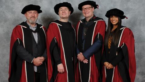 Cast and crew of Doctor Who given honorary doctorates