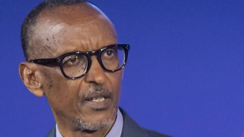 Rwandan President Paul Kagame at the Commonwealth summit in Kigali in June.