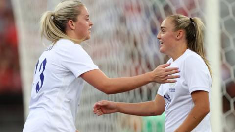 England celebrate