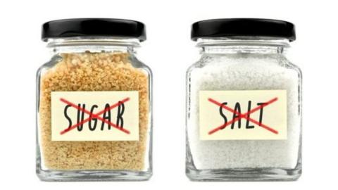 Salt and sugar jars