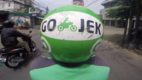 Go Jek helmet