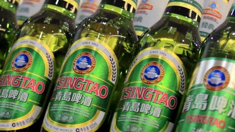 Tsingtao bottles