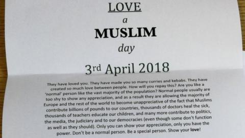 Love a Muslim Day letter