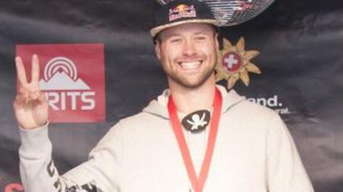 Billy Morgan wins gold at the Brits Boardercross