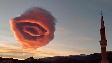 Lenticular Cloud in Bursa, Turkey