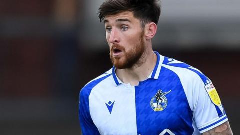 Jack Baldwin playing for Bristol Rovers