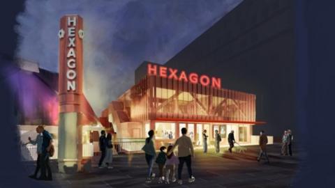 Hexagon Theatre plans