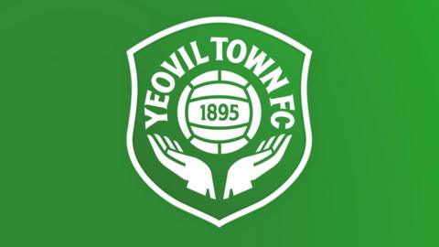 Green background with new Yeovil Town badge