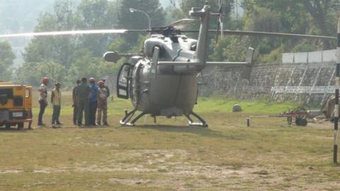 Indian officials have launched an operation to retrieve the bodies of five climbers