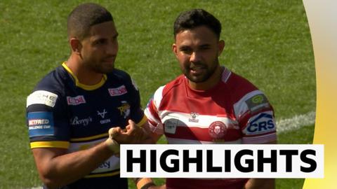 Leeds' Nene Macdonald and Wigan's Bevan French