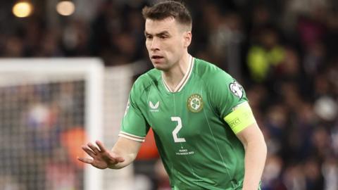 Seamus Coleman in action for the Republic