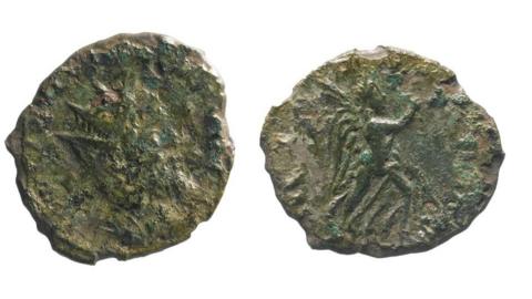 Ulpius Cornelius Laelianus "radiate" coin