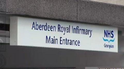 Aberdeen Royal Infirmary sign