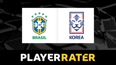 Brazil v South Korea player rater