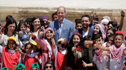 Prince William in Jordan