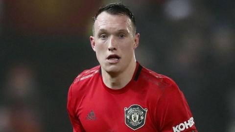 Manchester United defender Phil Jones