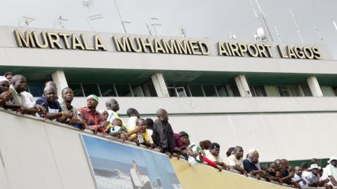 Murtala Muhammed Airport in Lagos, Nigeria
