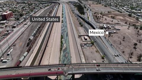 Border area in El Paso
