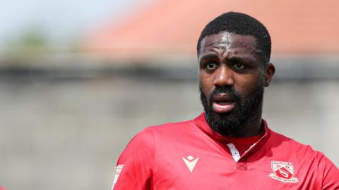 Yann Songo'o helped Morecambe win promotion to League One courtesy of their 2021 play-off final win over Newport County