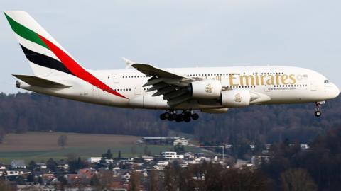 Emirates plane