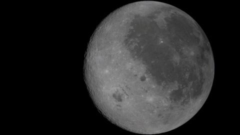 An image of the Moon, as viewed by the crew of the NASA Artemis II inside the Orion spacecraft.