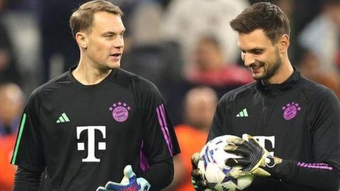 Manuel Neuer and Bayern Munich club-mate Sven Ulreich