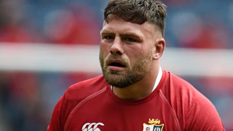 Rory Sutherland in action for the British and Irish Lions