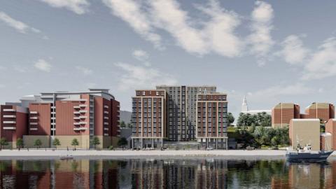 New plans for the Plot 12 development on Newcastle's Quayside