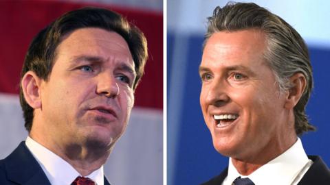 Ron DeSantis and Gavin Newsom