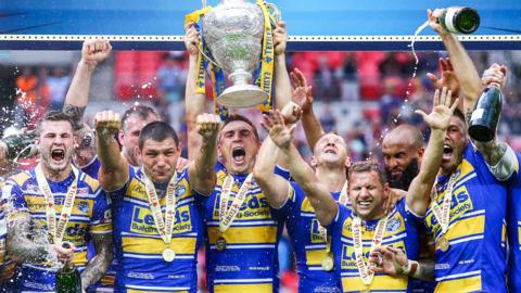 Leeds Rhinos win the Challenge Cup in 2014