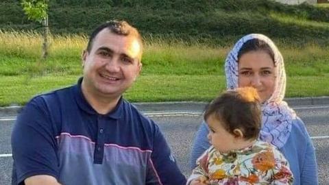 Karzan Sabah, Shahen Qasm and their daughter Lena