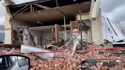 Tornado-destroyed home